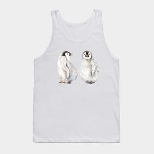 Baby Watercolor Penguins Tank Top